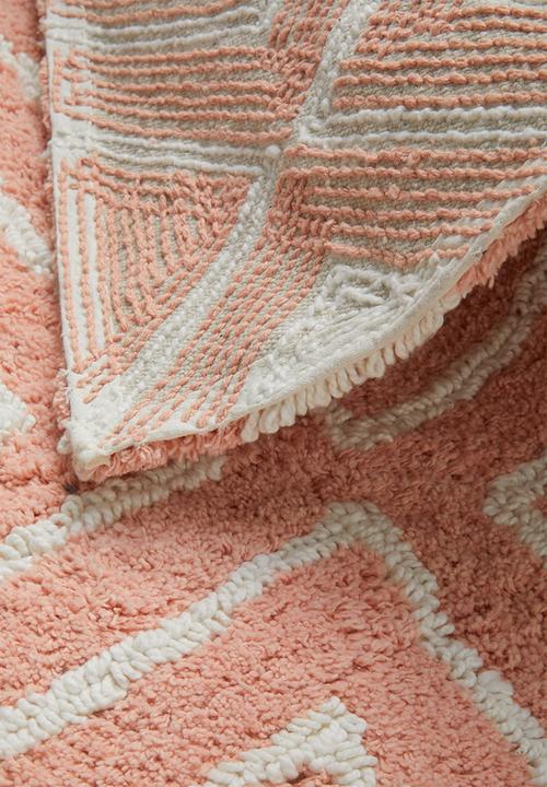 Sixth Floor - Diamond bath mat - pink