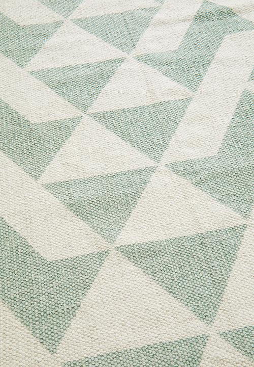 Sixth Floor - Mesa printed rug - blue & grey