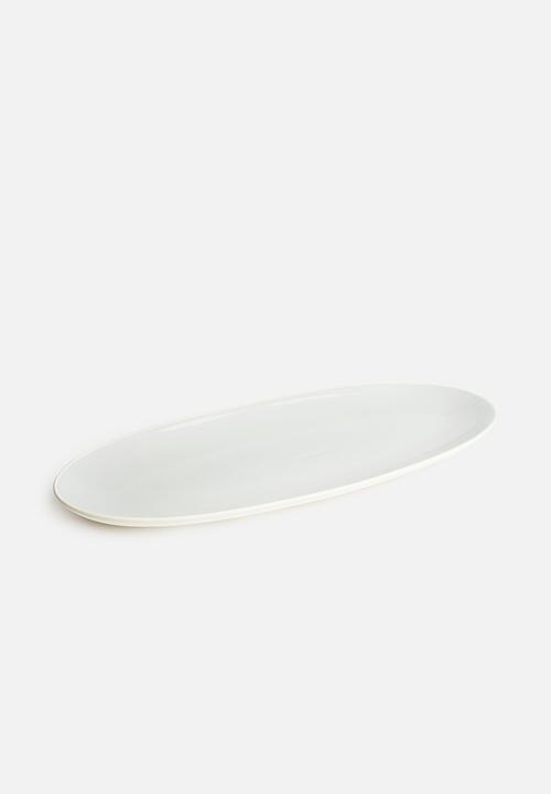 Urchin Art - Everyday serving platter - grey