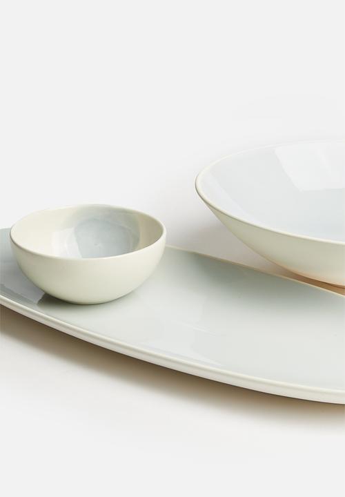 Urchin Art - Everyday serving platter - grey