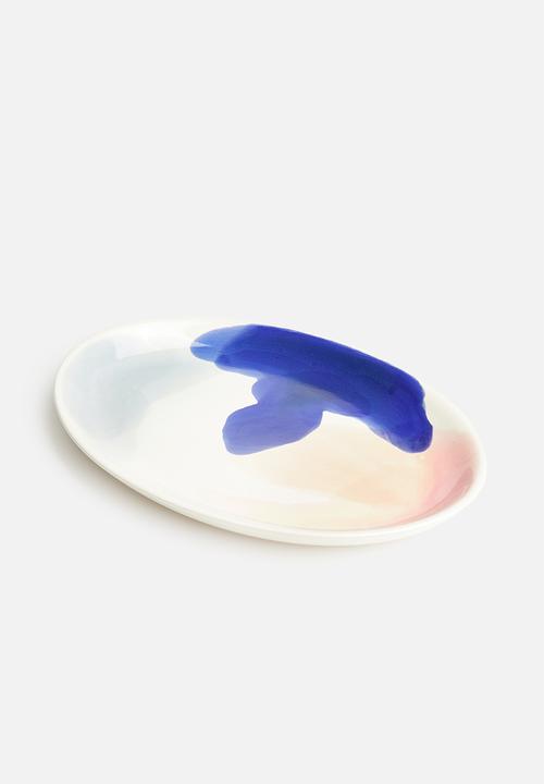 Urchin Art - Whimsey platter - multi 