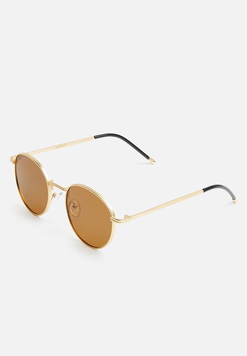 Superbalist - Grace round sunglasses - brown
