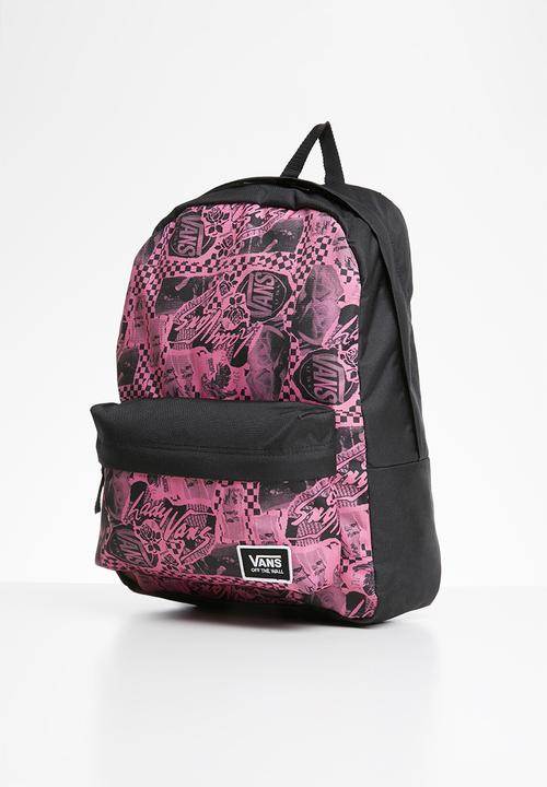 Vans - Realm classic backpack - black & pink