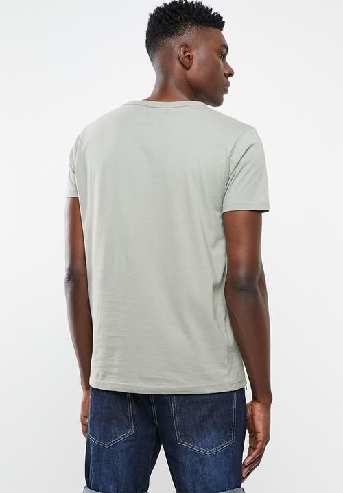 Brave Soul - Falcon crew neck tee - grey