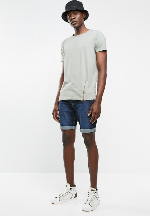 Brave Soul - Falcon crew neck tee - grey