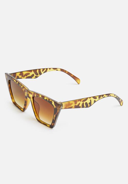 Superbalist - Jane oversized sunglasses - brown 
