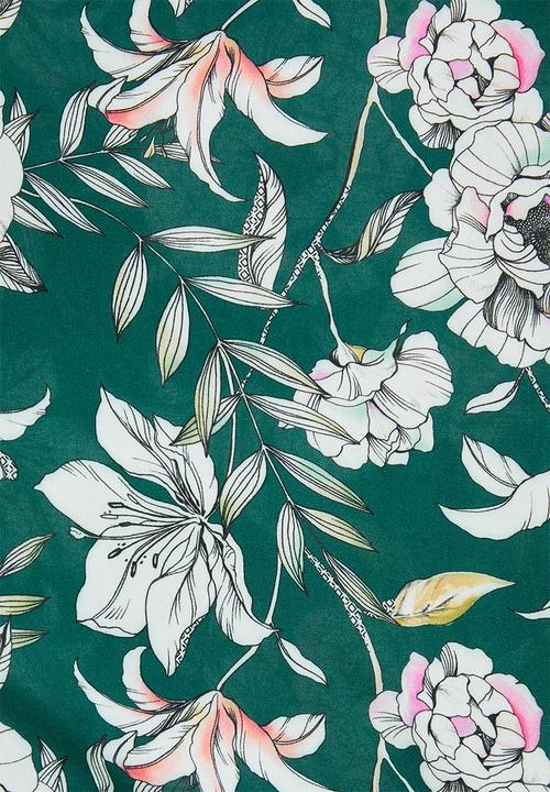 Superbalist - Printed sleep floral rompur - green