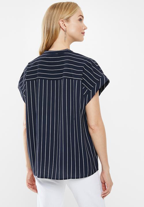Vero Moda - Helle shirt - navy & white 