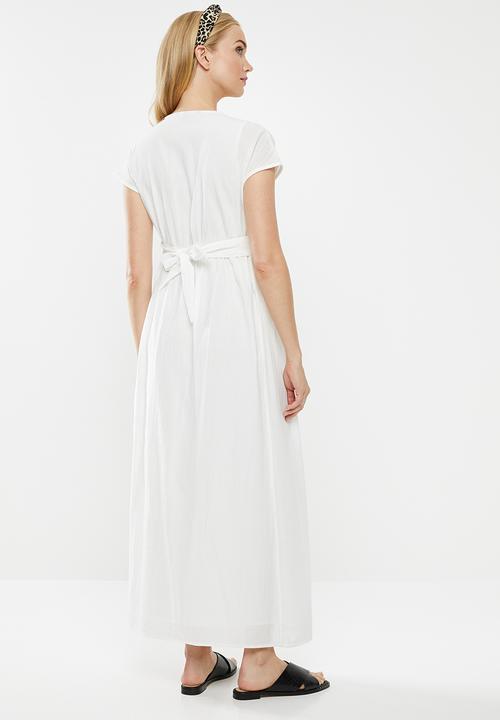 Vero Moda - Sammi button dress - white