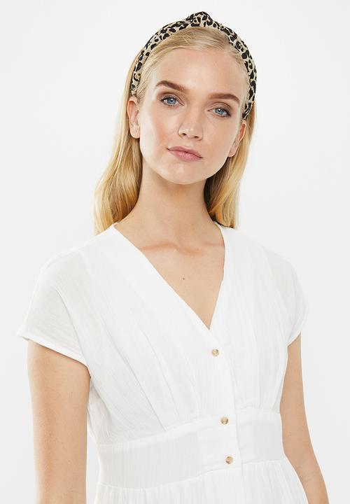 Vero Moda - Sammi button dress - white