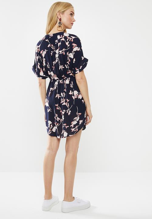 Vero Moda - Amsterdam tunic dress - navy & pink