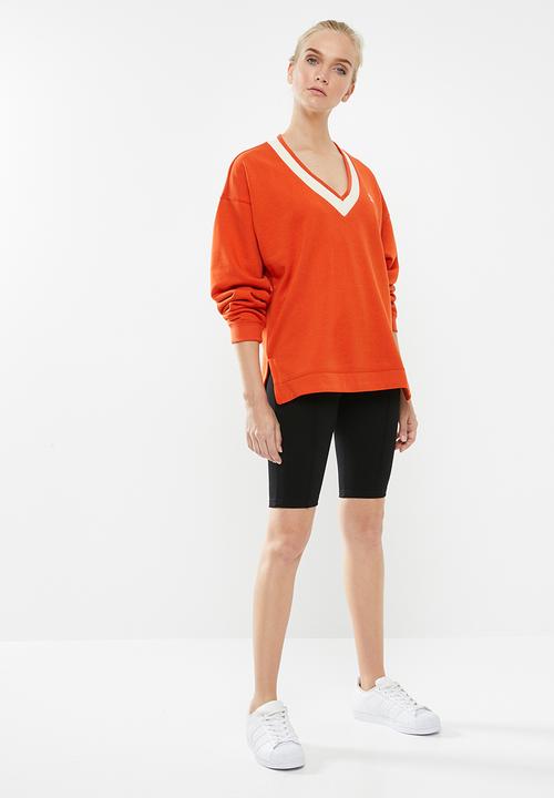 adidas Originals - Adidas spacer sweat top - orange