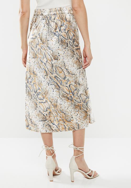 Vero Moda - Christine satin skirt - multi 