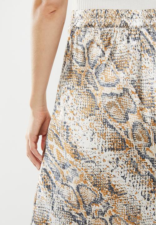 Vero Moda - Christine satin skirt - multi 