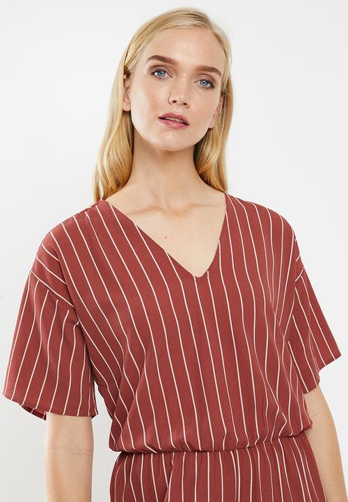 Vero Moda - Helle jumpsuit - rust & pink