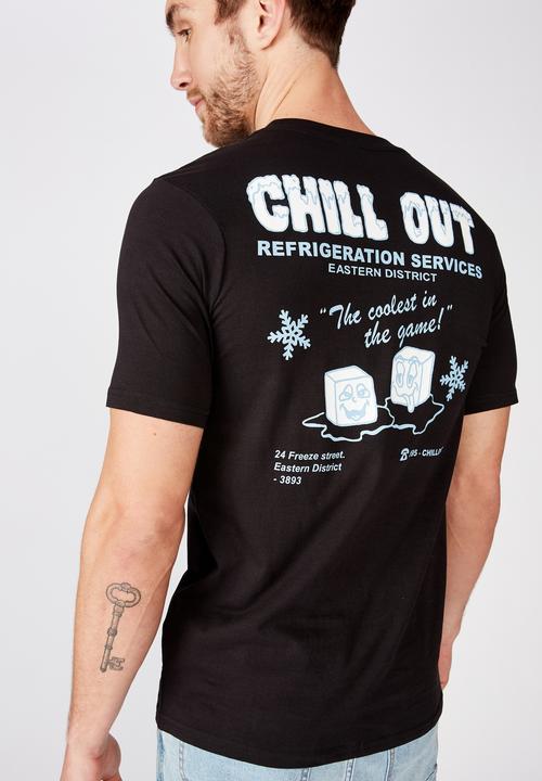 Cotton On - Tbar art T-shirt - black 