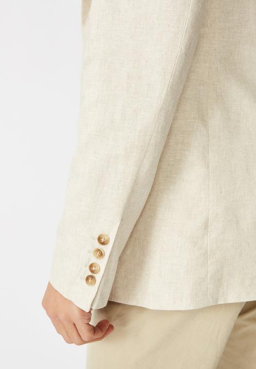 Cotton On - Linen blazer - neutral