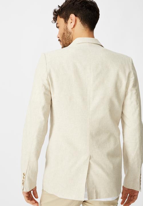 Cotton On - Linen blazer - neutral