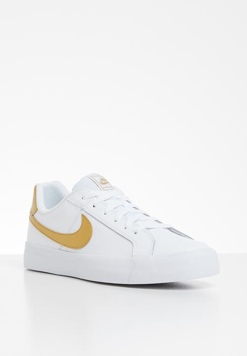 Nike - Court Royale AC - white / metallic gold