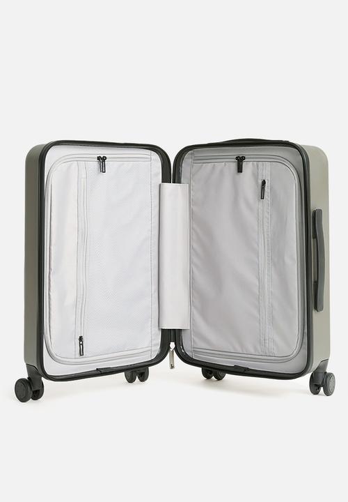Escape Society - Carry-On with Front Loading Laptop  Pocket - gunmetal grey