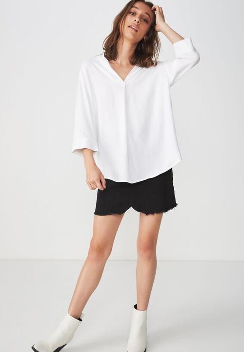 Cotton On - Lexie popover shirt  - white