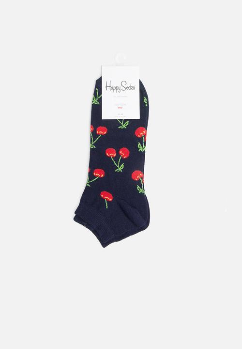 Happy Socks - Cherry low sock - navy