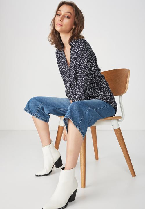 Cotton On - Lexie popover shirt  - navy