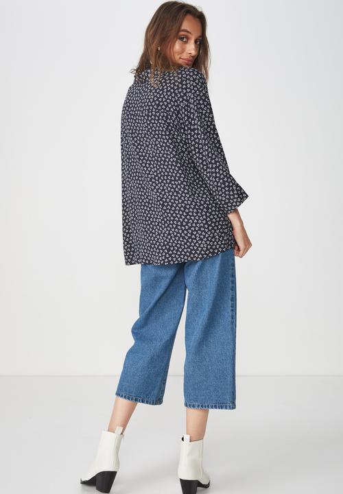 Cotton On - Lexie popover shirt  - navy