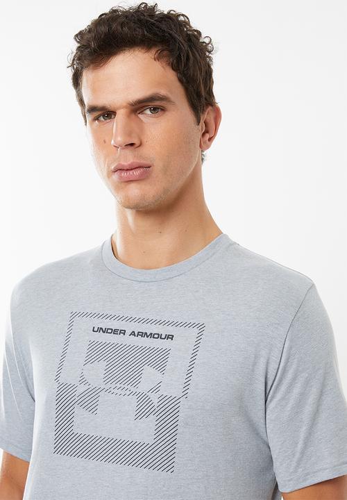 Under Armour - Under Armour inverse box logo tee - grey