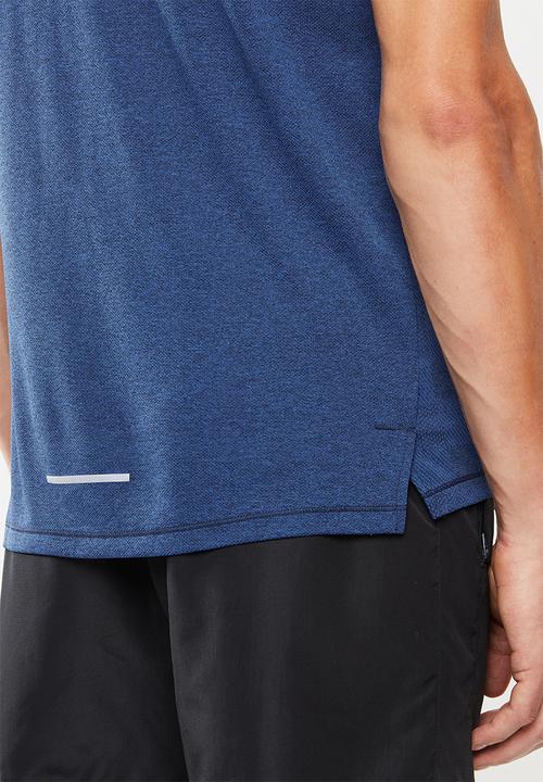 Nike - Dri-fit miler short sleeve top - navy