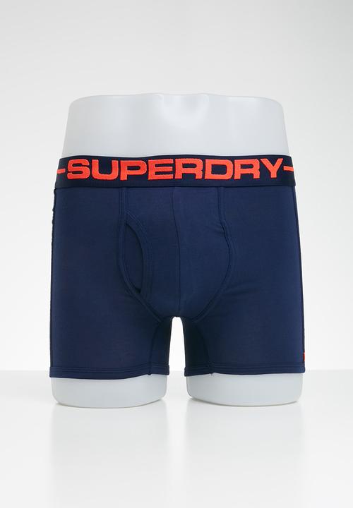 Superdry. - Sport 2 pack boxers - navy