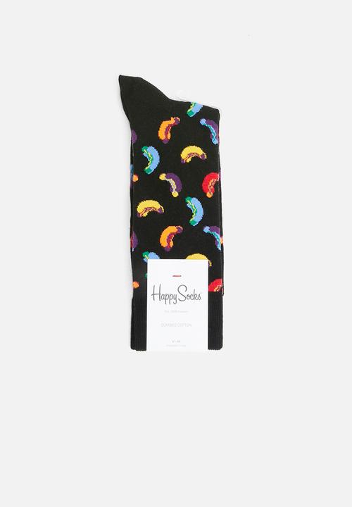 Happy Socks - Hot dog socks - black