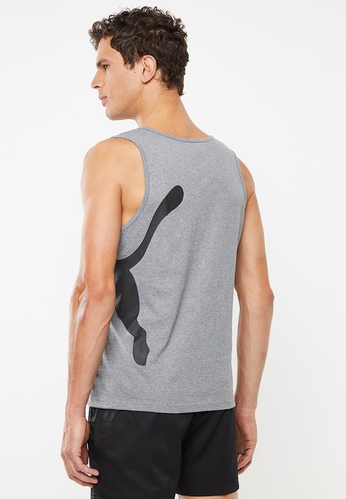 PUMA - Mens big cat sleeveless - grey