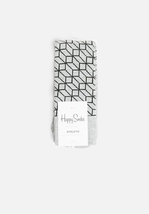 Happy Socks - Athletic optic socks - grey