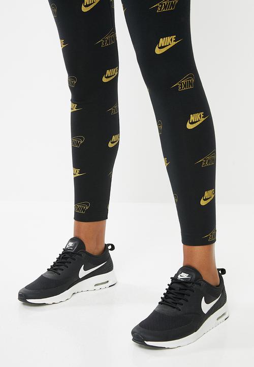Nike - Women's nsw leggings - black & gold 