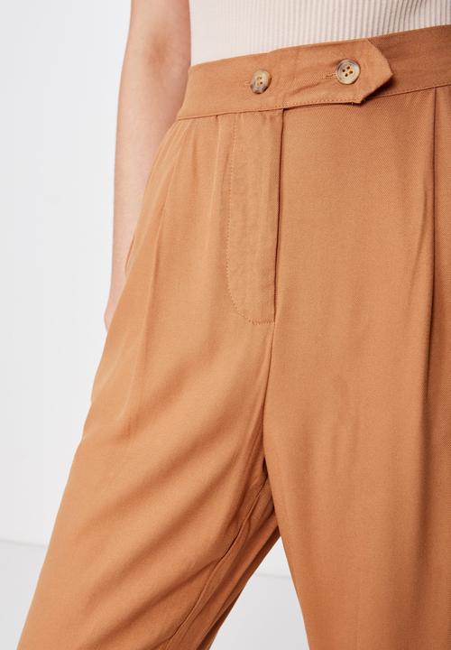 Cotton On - Ava tapered pant  - orange