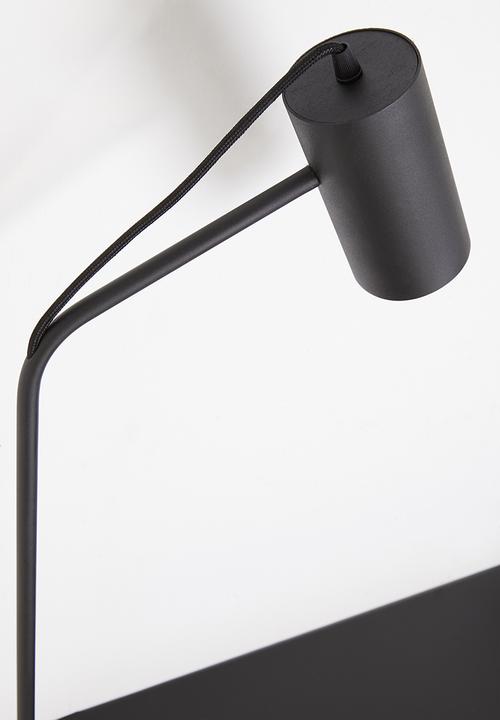 Emerging Creatives - Stockholm floating work desk with add-ons - black