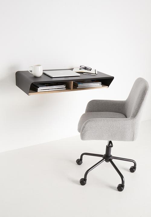 Emerging Creatives - Stockholm floating work desk - black