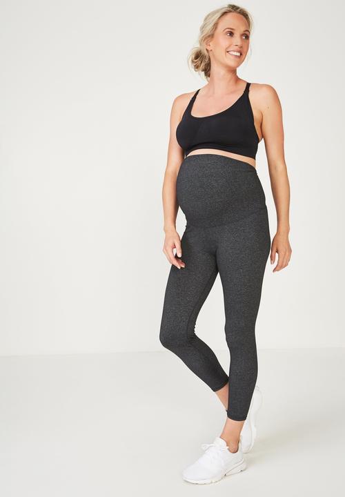 Cotton On - Maternity core 7/8 tight - charcoal