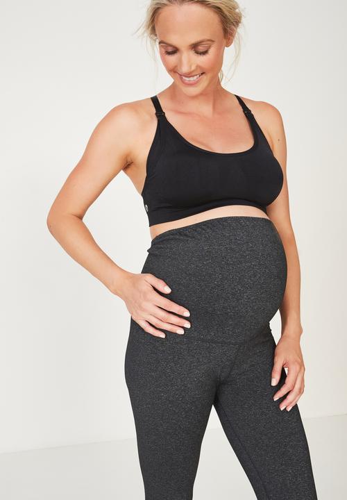 Cotton On - Maternity core 7/8 tight - charcoal