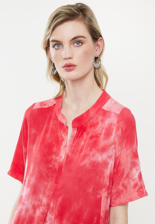 AMANDA LAIRD CHERRY - Alana tunic - pink & white