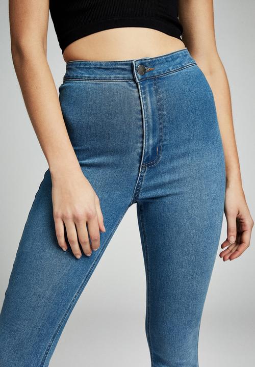 Cotton On - Ultra high super stretch jean  - blue
