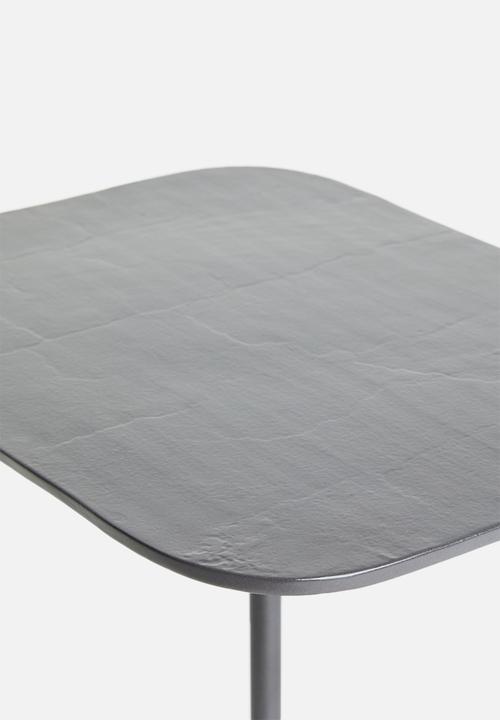 Sixth Floor - Tait side table - charcoal