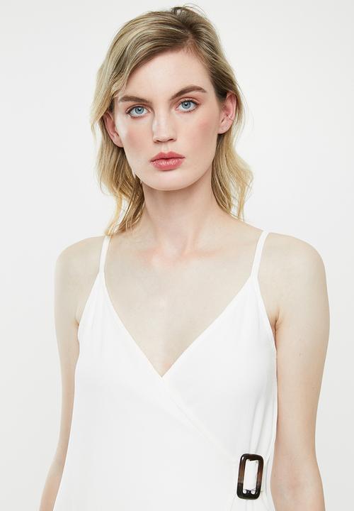 Superbalist - Wrap pencil dress - white
