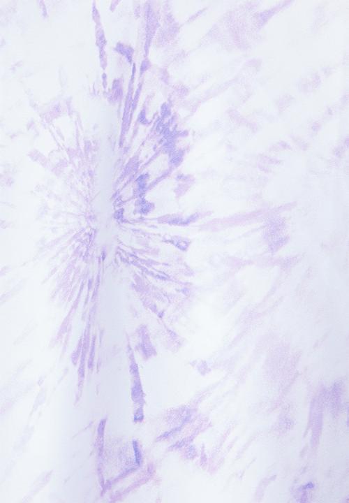 Superbalist - Tie dye midi skirt - purple & white 