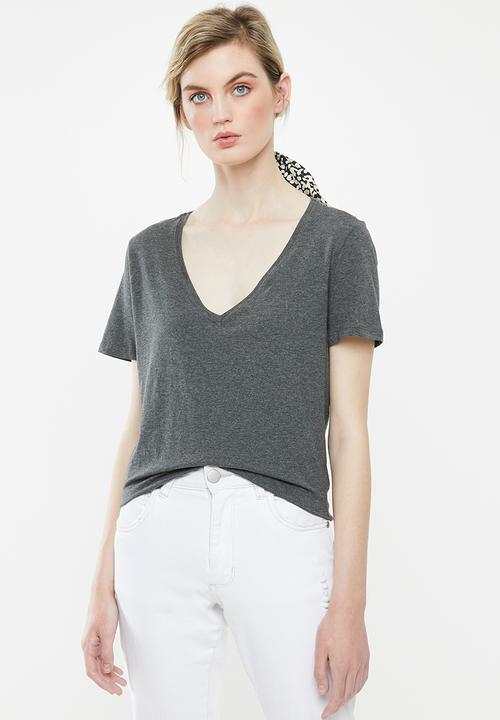 Superbalist - Single V-neck tee - grey