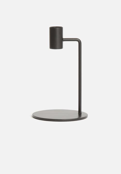 Sixth Floor - Niko candle holder - black