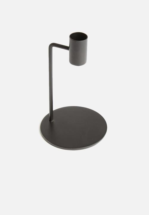 Sixth Floor - Niko candle holder - black
