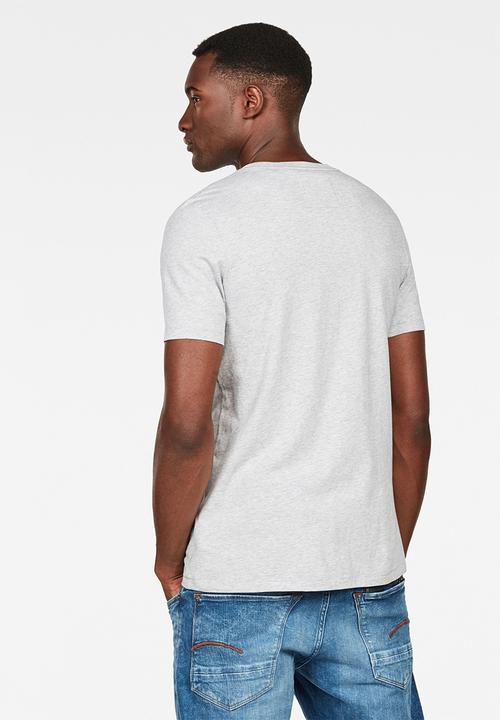 G-STAR - Graphic 6 slim short sleeve tee - grey