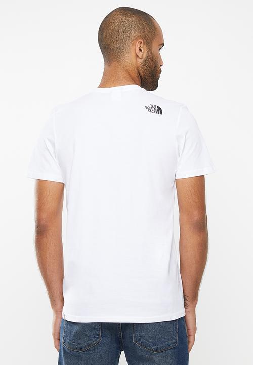 The North Face - Easy short sleeve tee - white & khaki